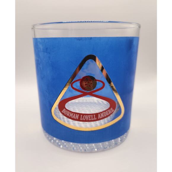 Vintage NASA Apollo Glasses Complete Collection – Set of 10 Blue/Gold Tumblers - Picture 12 of 16
